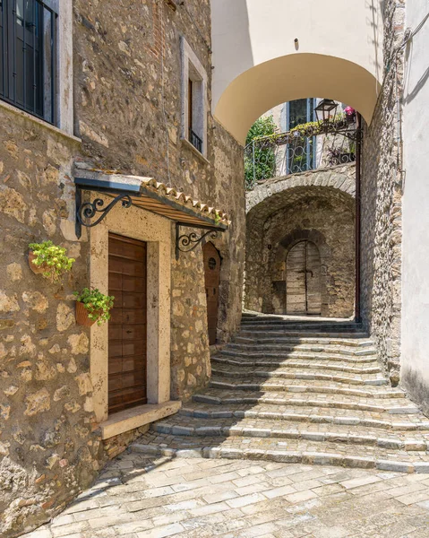 Scénický Pohled Vesnici Castiglione Teverině Provincie Viterbo Lazio Itálie — Stock fotografie