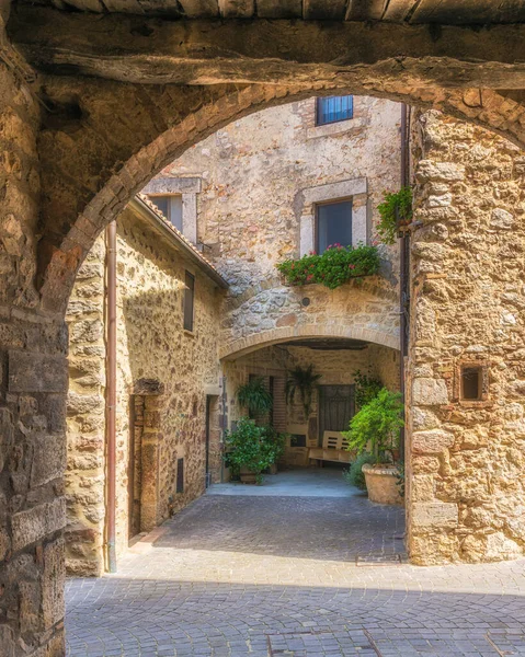 Civitella Del Lago Beautiful Village Overlooking Lake Corbara Province Terni — Stock Photo, Image