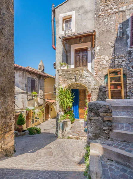 Scenic Sight Montecelio Beautiful Little Town Province Rome Lazio Italy — Stock Photo, Image