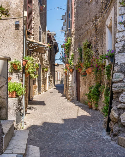 Scenic Sight Montecelio Prachtig Stadje Provincie Rome Lazio Italië — Stockfoto