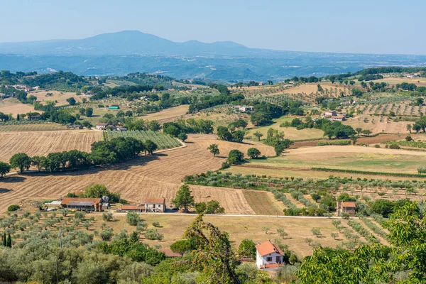 Vackert Landskap Kring Lugnano Teverina Vacker Provinsen Terni Umbrien Italien — Stockfoto