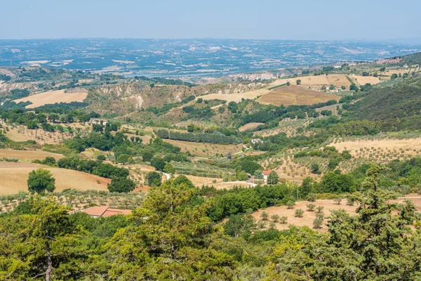 Όμορφο Τοπίο Γύρω Από Lugnano Στην Teverina Όμορφο Χωριό Στην — Φωτογραφία Αρχείου