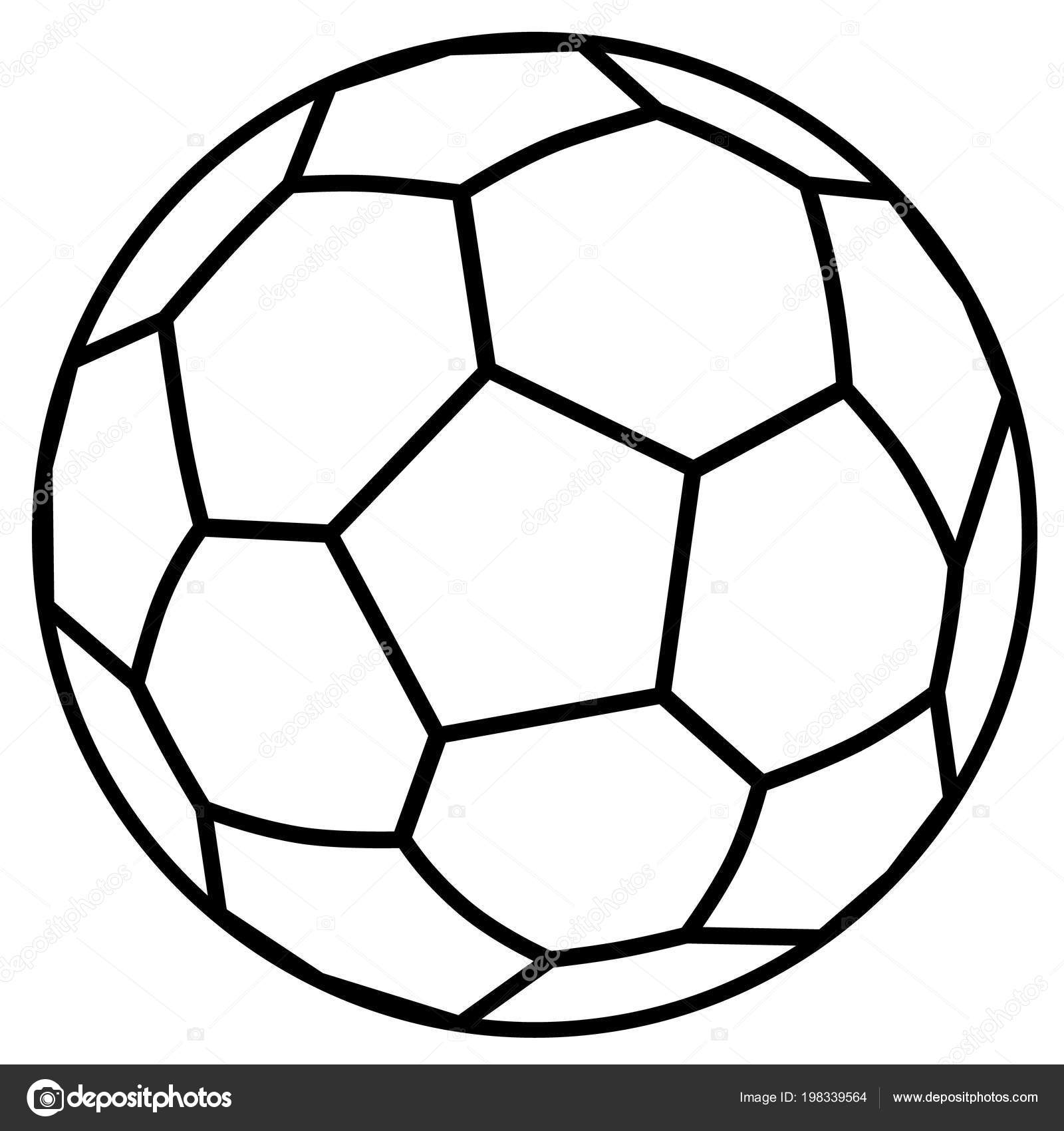 Vetor Preto contorno desenho futebol silhueta esporte branco Cartoon bola  bolas grátis esportes futebol bola de ouro Rugby jogo desenhar Balon  Soccerball colorir páginas desenhos Socer Soccor download gratuito