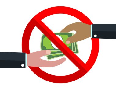 Beyaz arka plan üzerinde hiçbir bozulması işareti simgesi