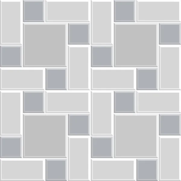 Modern square tile wall -11 — Stock Vector