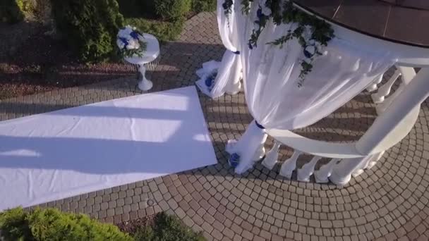 Autel Mariage Vue Dessus — Video