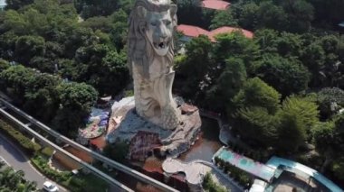 Singapur Merlion sembolü