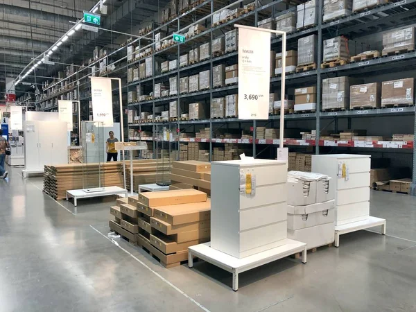 Bangna Thaïlande Dec 2018 Intérieur Entrepôt Magasin Ikea Thaïlande — Photo