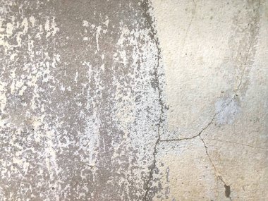 Lekeleri kirli ve beyaz duvar arka plan doku olarak çatlamak 