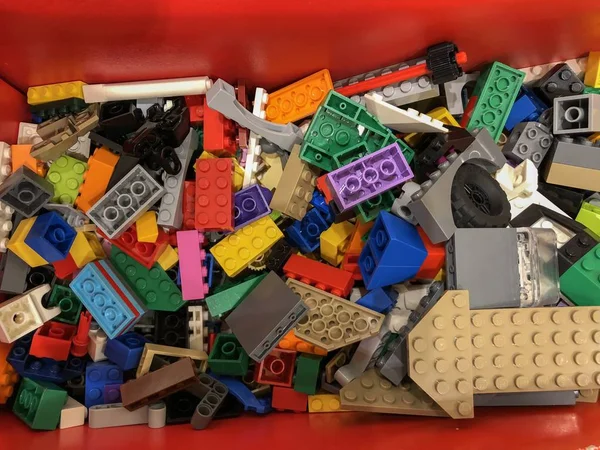 Бангкок Таиланд Мая 2019 Года Lego Представляет Собой Линию Пластиковых — стоковое фото