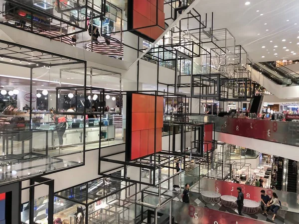 Bangkok Tailândia Junho 2019 Interior Shopping Center Sião Siam Center — Fotografia de Stock