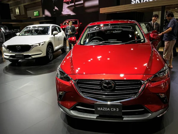 Bangkok Tailândia Ago 2019 Mazda Modelo Cor Vermelha 2019 Exposições — Fotografia de Stock