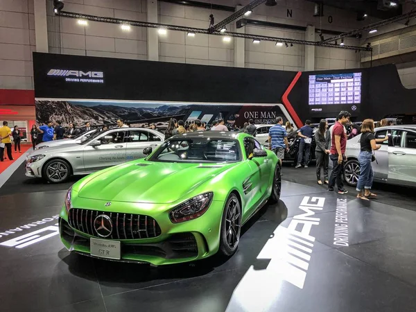 Bangkok Thailandia Ago 2019 Mercedes Benz Colore Verde Big Motor — Foto Stock