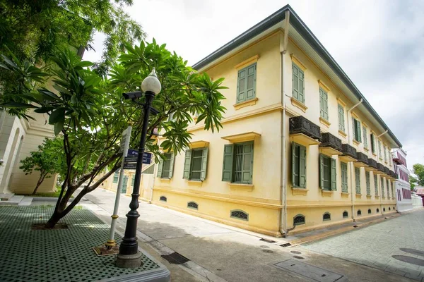 Bangkok Thaiföld Sep 2019 Vintage Stílusú Épület Bowonniwet Vihara Templomban — Stock Fotó