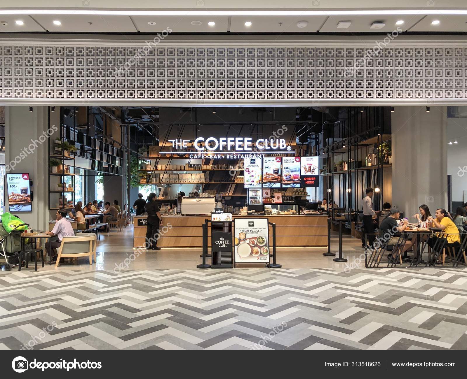 Bangkok Thailand Oct 19 Branch Coffee Club Open Samyan Mitrtown Stock Editorial Photo C Ztudiototo
