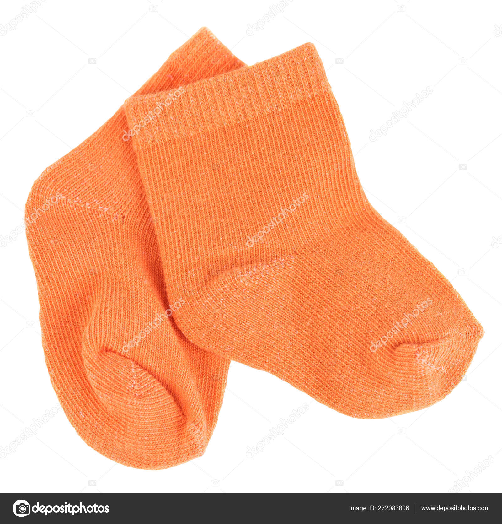 baby orange socks