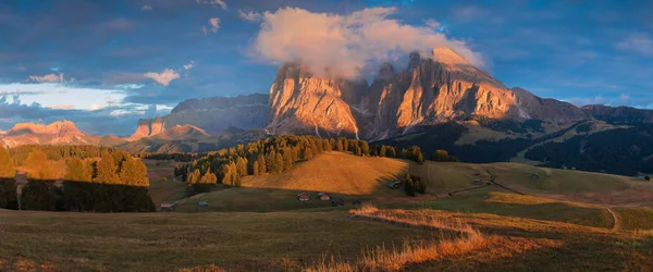 Vue Panoramique Sur Les Montagnes Les Arbres Automne — Photo