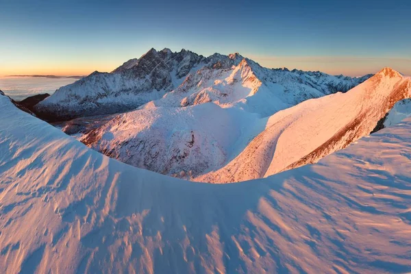 Vacker Utsikt Över Dolomite Alperna Snö Italien Europa — Stockfoto