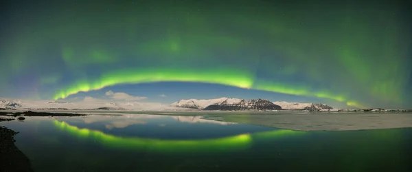 Malerischer Blick Auf Grüne Nordlichter — Stockfoto
