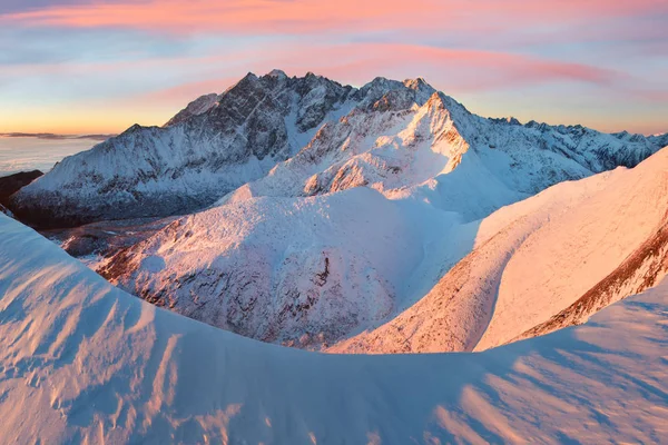 Malerischer Blick Auf Die Dolomiten Schnee Italien Europa — Stockfoto