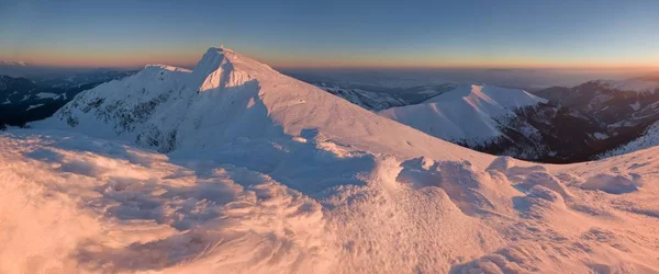 Vue Panoramique Sur Les Alpes Dolomites Dans Neige Italie Europe — Photo