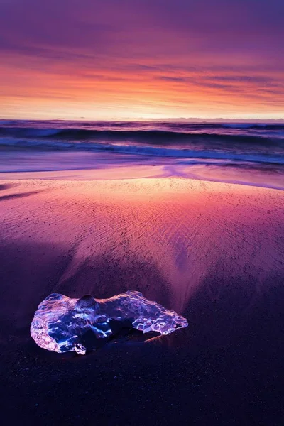 Мальовничий Вид Морські Хвилі Заході Сонця — стокове фото