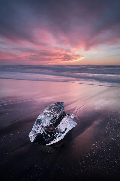 Vista Panorámica Del Hielo Bajo Cielo Nublado —  Fotos de Stock