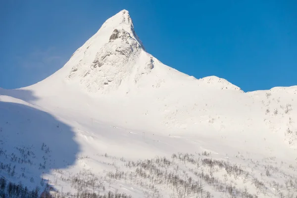 Naturskön Utsikt Över Norska Alperna Vintern — Stockfoto