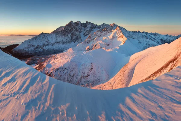 Vacker Utsikt Över Dolomite Alperna Snö Italien Europa — Stockfoto