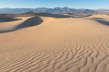Vadi çöl kum ve Dunes-California