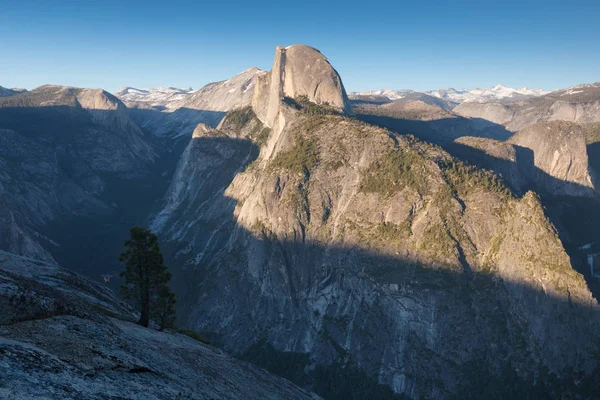 Half Dome Yosemite Völgy Yosemite Nemzeti Parkban Színes Naplemente Alatt — Stock Fotó