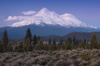 Yarım Kubbe ve Yosemite Vadisi Yosemite Milli Parkı ağaçlar ve kayalar ile renkli gündoğumu sırasında. Yosemite Güzel manzara arka plan en popüler bakış açısıcalifornia, Abd Güneşli gün