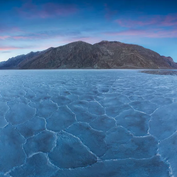 Vista Las Cuencas Salinas Badwater Basin Death Valley Inyo County — Foto de Stock