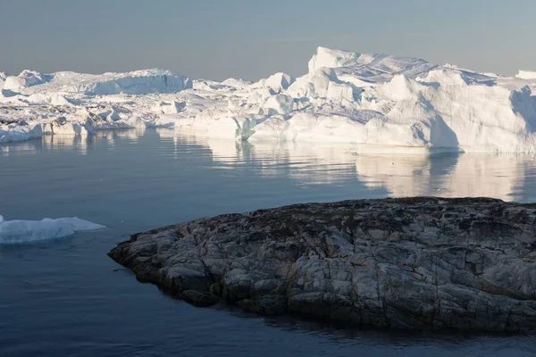 Natuur Landschappen Van Groenland Antarctica Reizen Het Schip Onder Ices — Stockfoto