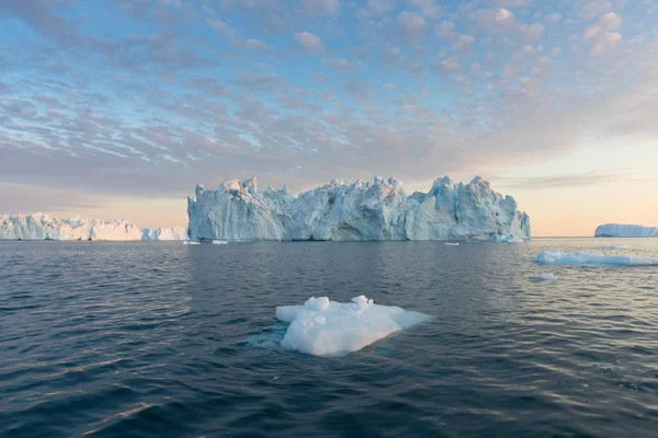 Natureza Paisagens Gronelândia Antártida Viaje Navio Entre Gelos Estudando Fenômeno — Fotografia de Stock