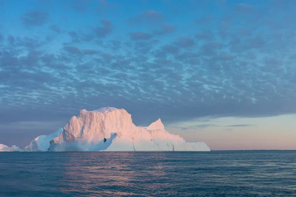 Natureza Paisagens Gronelândia Antártida Viaje Navio Entre Gelos Estudando Fenômeno — Fotografia de Stock