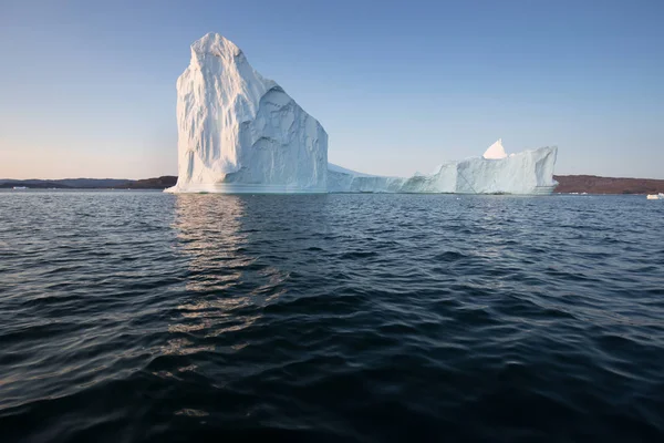 Natureza Paisagens Gronelândia Antártida Viaje Navio Entre Gelos Estudando Fenômeno — Fotografia de Stock