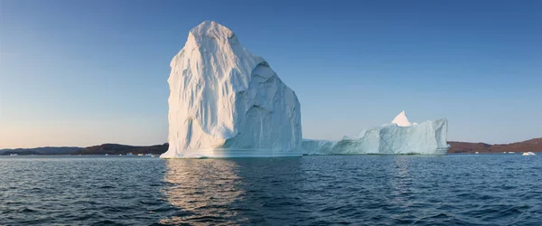 Natureza Paisagens Gronelândia Antártida Viaje Navio Entre Gelos Estudando Fenômeno — Fotografia de Stock