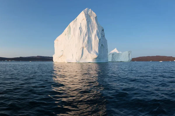 Natura Paesaggi Della Groenlandia Dell Antartide Viaggia Sulla Nave Tra — Foto Stock