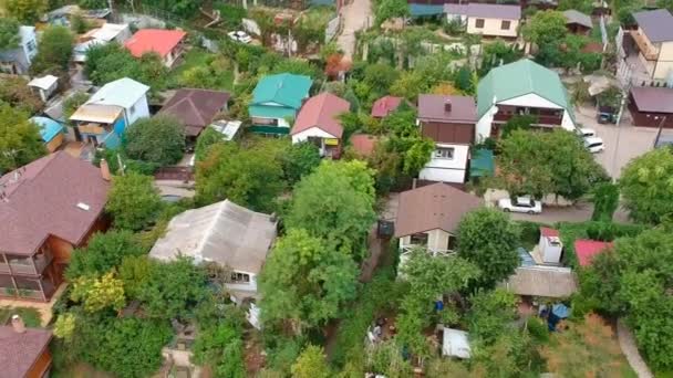 Barrio Suburbio Desde Cielo — Vídeos de Stock