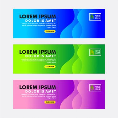 Modern afiş tasarım şablonu