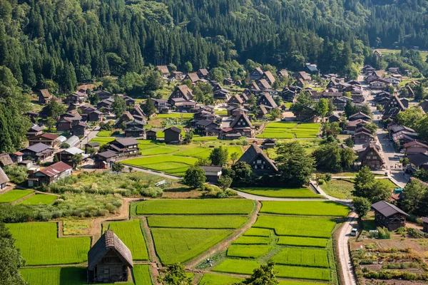 Historické vesnice Shirakawa-Go a Gokayama, Shirakawa-Mura, Gifu-Ken, Japonsko — Stock fotografie