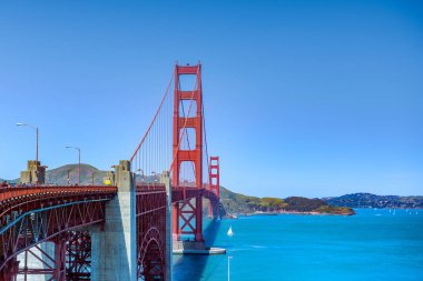 San Francisco 'daki Golden Gate Köprüsü, Kaliforniya, ABD