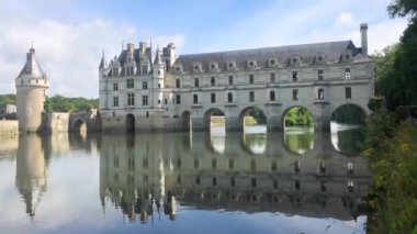 Loire Vadisi 'ndeki Amboise yakınlarındaki Chateau de Chenonceau.