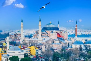 İstanbul, Türkiye: 18 Şubat 2010-Ayasofya Müzesi, Istanbul, Türkiye