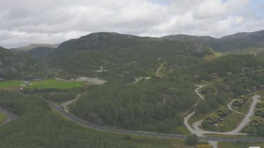 Romarstjodn, Suleskarvegen Tjorhom Norveç 'in hava görüntüleri