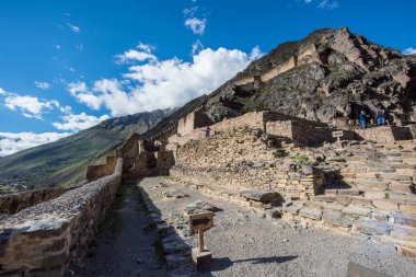 Peru 'daki Antik İnka Harabeleri 