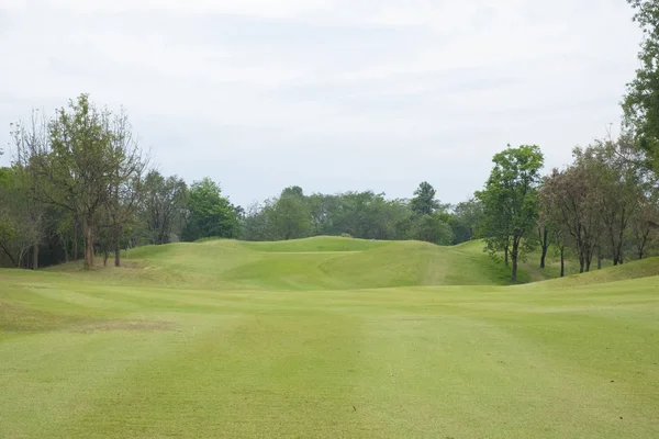Landscape View Beautiful Golf Course — Stock Photo, Image