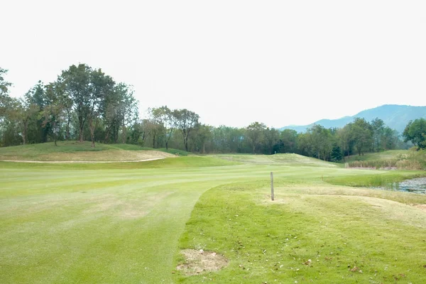 Landscape View Beautiful Golf Course — Stock Photo, Image