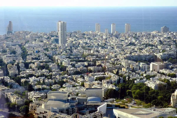 Top View Tel Aviv Towers Azrieli — Stock Photo, Image